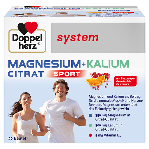 DOPPELHERZ Magnesium+Kalium Citrat system Granulat