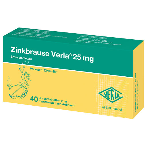ZINKBRAUSE Verla 25 mg Brausetabletten