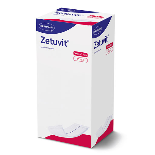 ZETUVIT Saugkompressen steril 10x20 cm