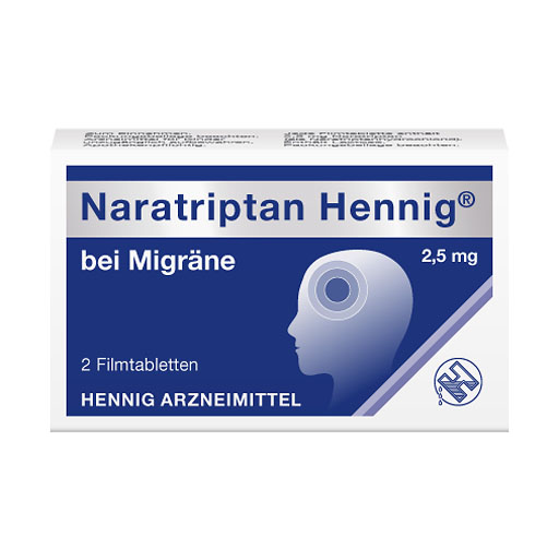 NARATRIPTAN Hennig bei Migr&auml;ne 2,5 mg Filmtabl.