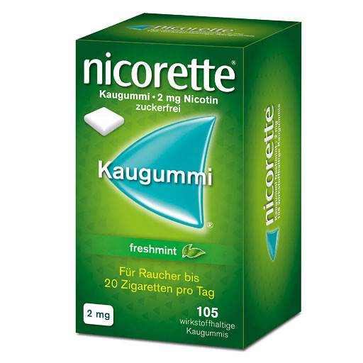 nicorette&reg; Kaugummi freshmint, 2 mg Nikotin