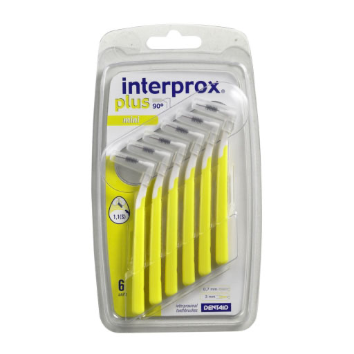 INTERPROX plus mini gelb Interdentalb&uuml;rste