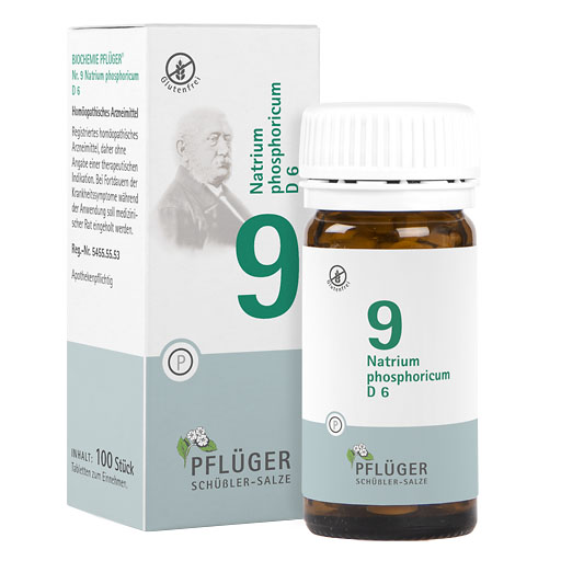 BIOCHEMIE Pfl&uuml;ger 9 Natrium phosphoricum D 6 Tabl.