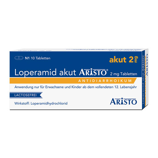 LOPERAMID akut Aristo 2 mg Tabletten