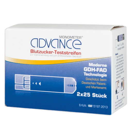 ADVANCE Monometer Blutzucker Teststr.GDH