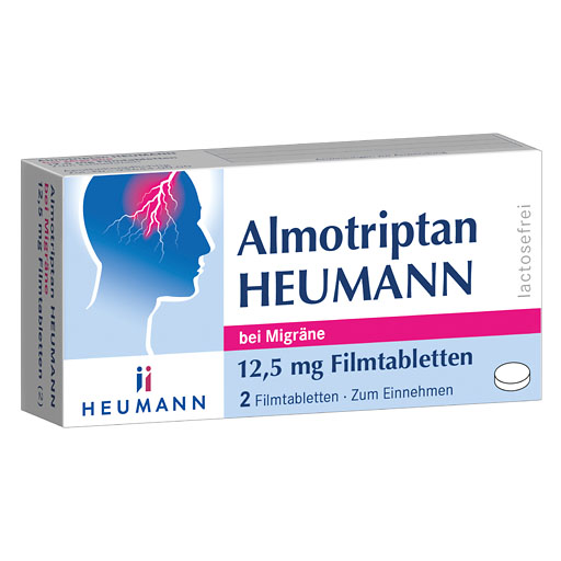 ALMOTRIPTAN Heumann bei Migr&auml;ne 12,5 mg Filmtabl.