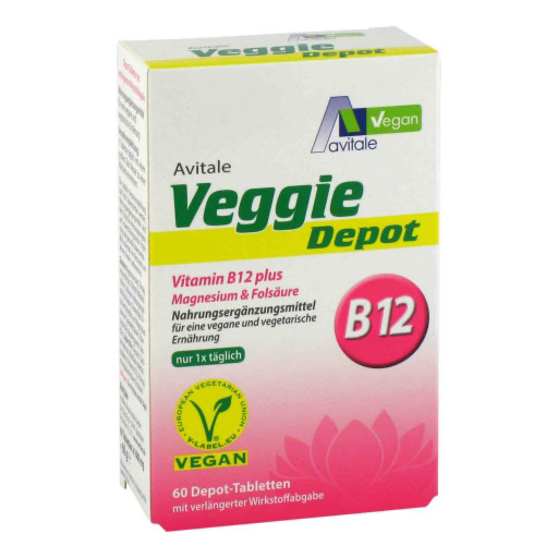 VEGGIE Depot Vitamin B12+Magnesium+Fols&auml;ure Tabl.