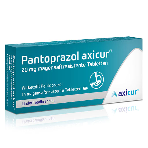 PANTOPRAZOL axicur 20 mg magensaftres.Tabletten