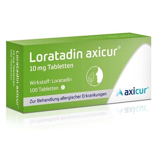 LORATADIN axicur 10 mg Tabletten