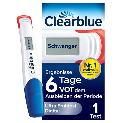 CLEARBLUE Schwangerschaftst.Ultra Fr&uuml;htest digital
