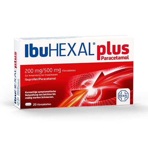 IBUHEXAL plus Paracetamol 200 mg/500 mg Filmtabl.